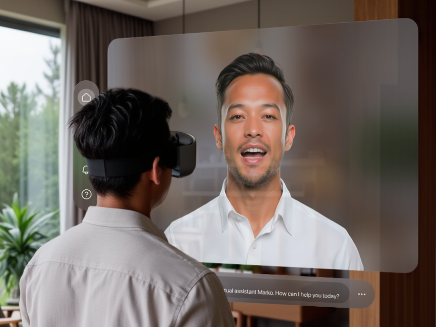 Mixed-Reality 3D Avatar for Banking Workflows